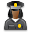 user, police, Female DarkSlateGray icon