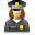 Female, user, police DarkSlateGray icon