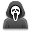 user, scream DarkSlateGray icon