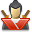samurai, user Black icon