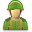 soldier, user OliveDrab icon