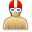 swimmer, user Black icon