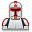 Trooper, user, Captain Icon