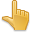 00, Hand, point SandyBrown icon