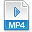 Extension, File, Mp SteelBlue icon