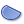 Ellipse, segment, stock, Draw CornflowerBlue icon