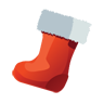 stockings, christmas Silver icon
