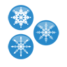 Snow, flakes, christmas SteelBlue icon