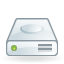 Disk, Harddrive Black icon