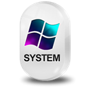 system Black icon
