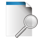 zoom, search, document Gainsboro icon