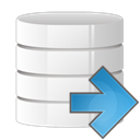 right, Arrow, Database WhiteSmoke icon