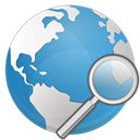 internet, search, earth SteelBlue icon