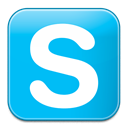 Skype DeepSkyBlue icon