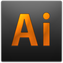 Ai, adobe, illustrator DarkSlateGray icon