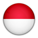 flag, of, Indonesia Black icon