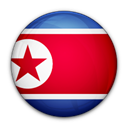 north, of, flag, Korea Crimson icon