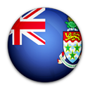 of, flag, Cayman, islands Black icon