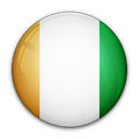 divoire, of, Cote, flag Black icon