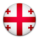 of, Georgia, flag Black icon