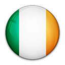 Ireland, of, flag Black icon
