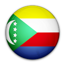 of, flag, Comoros Black icon