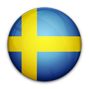 flag, sweden, of Black icon