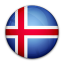 iceland, of, flag Black icon