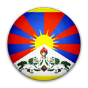 flag, of, Tibet Black icon