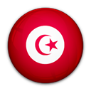 Tunisia, of, flag Black icon