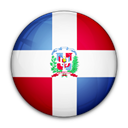 republic, Dominican, flag, of Black icon