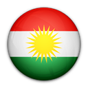 of, kurdistan, Nation, flag Black icon
