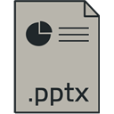 Pptx DarkGray icon