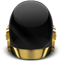 Punk, Daft, helmet, off Black icon