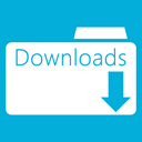 Downloads, Folder DarkTurquoise icon