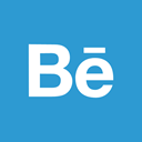 Behance SteelBlue icon