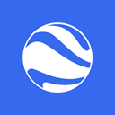 google, earth RoyalBlue icon