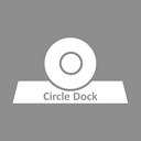 Dock, Circle Gray icon