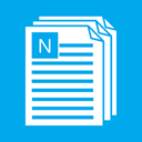 notepad DeepSkyBlue icon