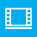 videos, Library DeepSkyBlue icon