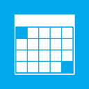 Calendar DeepSkyBlue icon