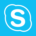 Skype DeepSkyBlue icon