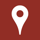 google, Maps Brown icon