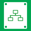 connected, drive SeaGreen icon