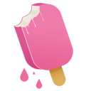 Ice, Cream, pink PaleVioletRed icon