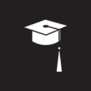 graduation Black icon