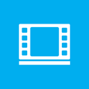 videos, Library DeepSkyBlue icon