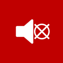 volume, Mute Firebrick icon