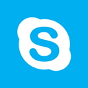 Skype DeepSkyBlue icon