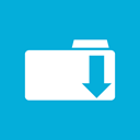 Folder, Downloads DarkTurquoise icon